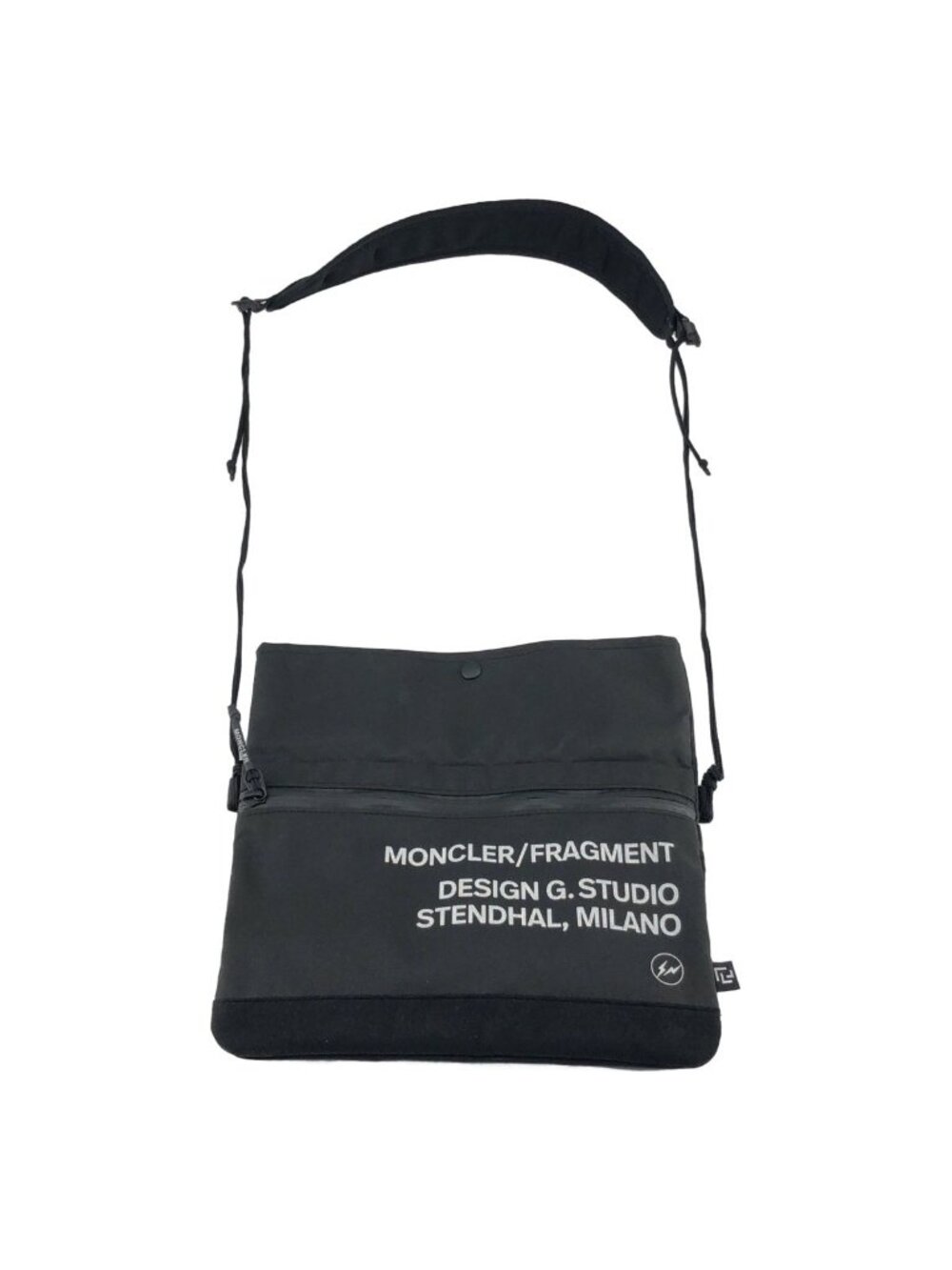 Moncler Fragment Crossbody Shoulder Bag Black